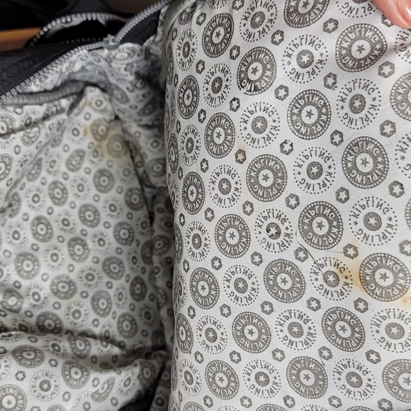 Kipling Hiker Hal Expandable Large Backpack Nylon Black No Monkey - Picture 14 of 16